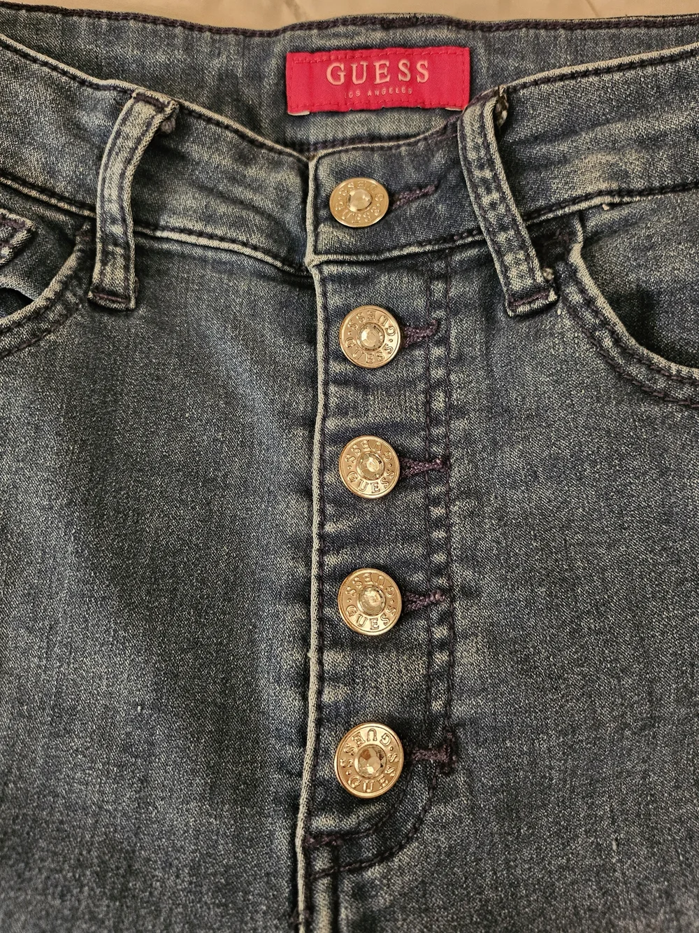 GUESS -5 Button Skinny Jeans- Size 27 - Picture 8 of 10